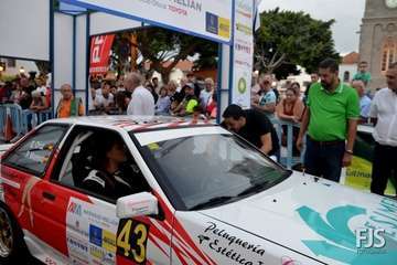 San Juan, escenario de la protocolaria ceremonia de salida del Rallye de Telde (Foto Francisco Javier Santana)